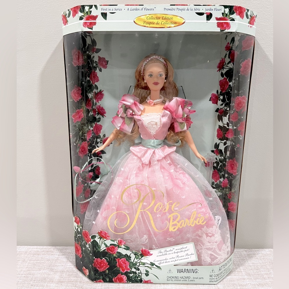 Rose Barbie doll 1999